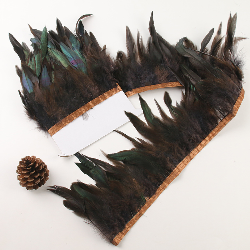 Picture of Factory wholesale diy feather hair green purple swimming cloth feather jewelry crafts decoration accessories clothing accessories