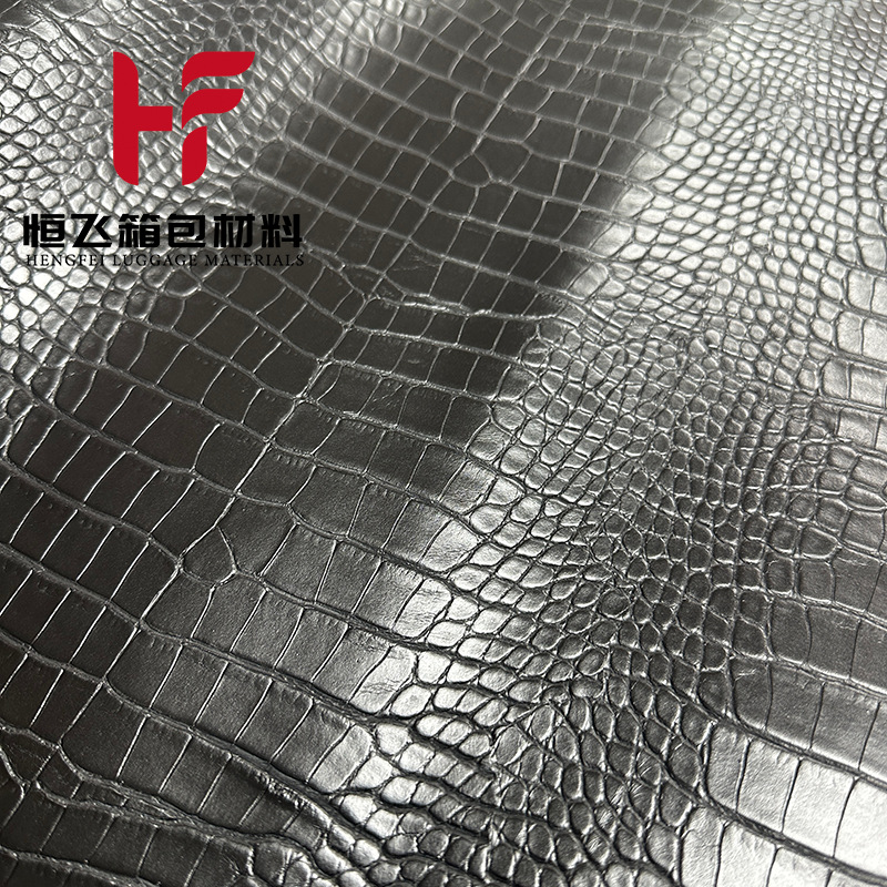 1.2 Thick Glossy Crocodile Pattern Simulated Leather Pvc Leather Luggage Handbags Belt Gift Box Packaging Artificial Leather