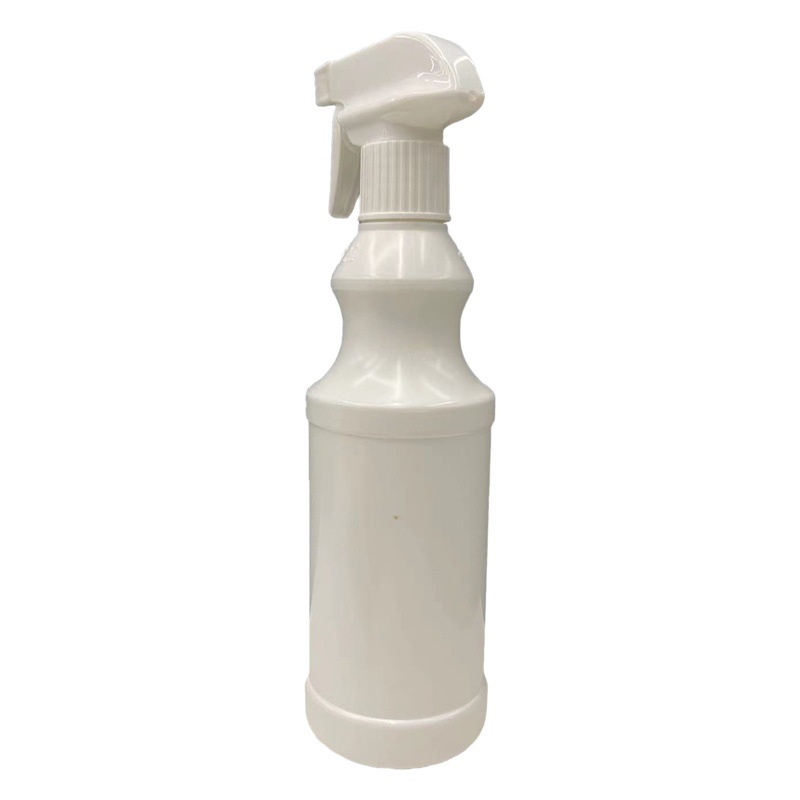 Xianglong double liner structure hdpe 1000ml white high barrier bottle plastic bottle anti-suction spray bottle batch
