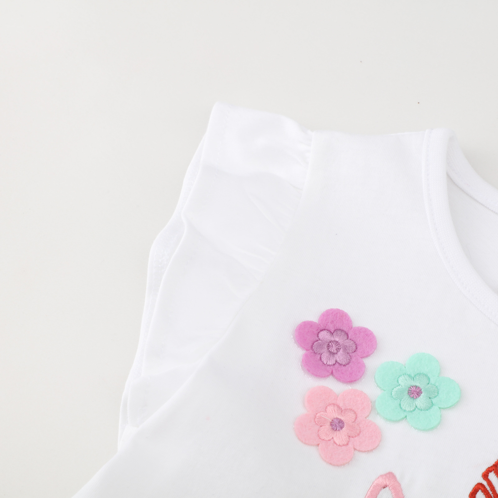 Picture of 2025 New Summer Children's Clothing Dress European and American Short-Sleeved Children's Skirt Knitted Cotton Girls' Dress One Piece Consignment