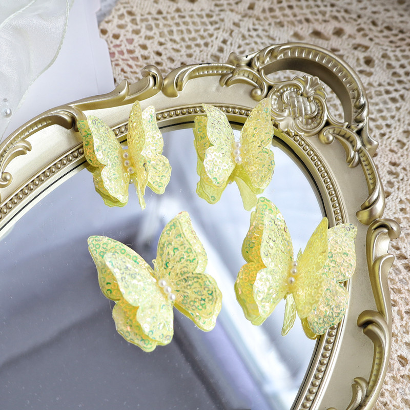 Picture of Butterfly Birthday Cake Insert Beautiful Mother's Day Cake Decoration Cake Insert Butterfly Cake Decoration