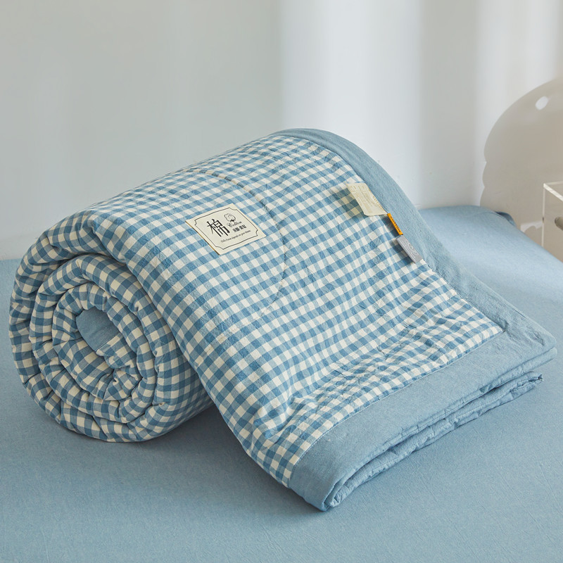 Picture of Class A Maternal and Infant Grade Non-printed Summer Quilt Xinjiang Cotton Air-conditioning Quilt Core Machine Washable Summer Cool Quilt Summer Thin Quilt