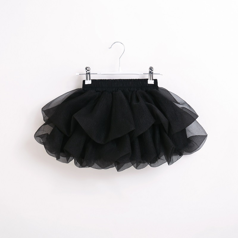 Picture of Girls Mesh Skirt Kidsren's Seersucker Skirt Tutu Skirt Cake Skirt 2025 Spring Autumn Summer Baby Gauze Skirt