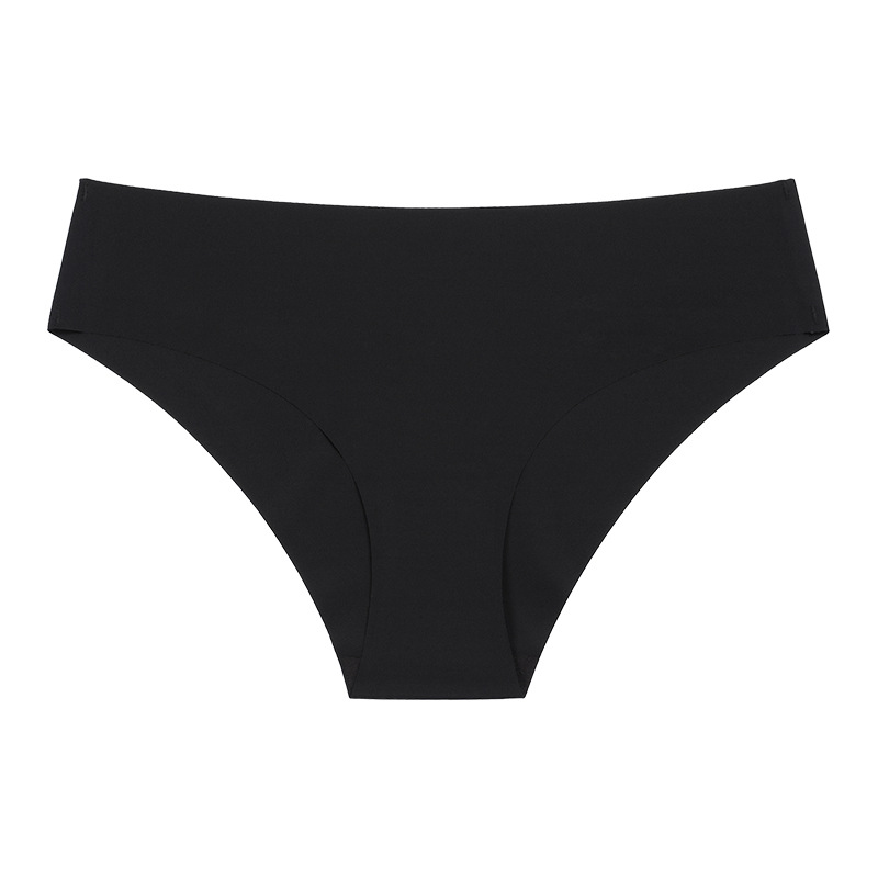 Picture of European and American Cross-border Pregnant Women's plus size Traceless Women's Underwear Class A Ice Silk Breathable Sports Low Waist Naked Briefs for Women