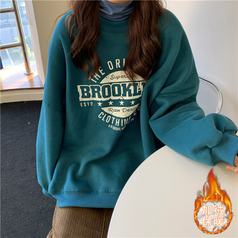 Picture of Women's Clothing 2024 New Autumn Korean Style Letter Round Neck Loose Women's Sweaters Women's Foreign Trade Cross-Border Tops Wholesale