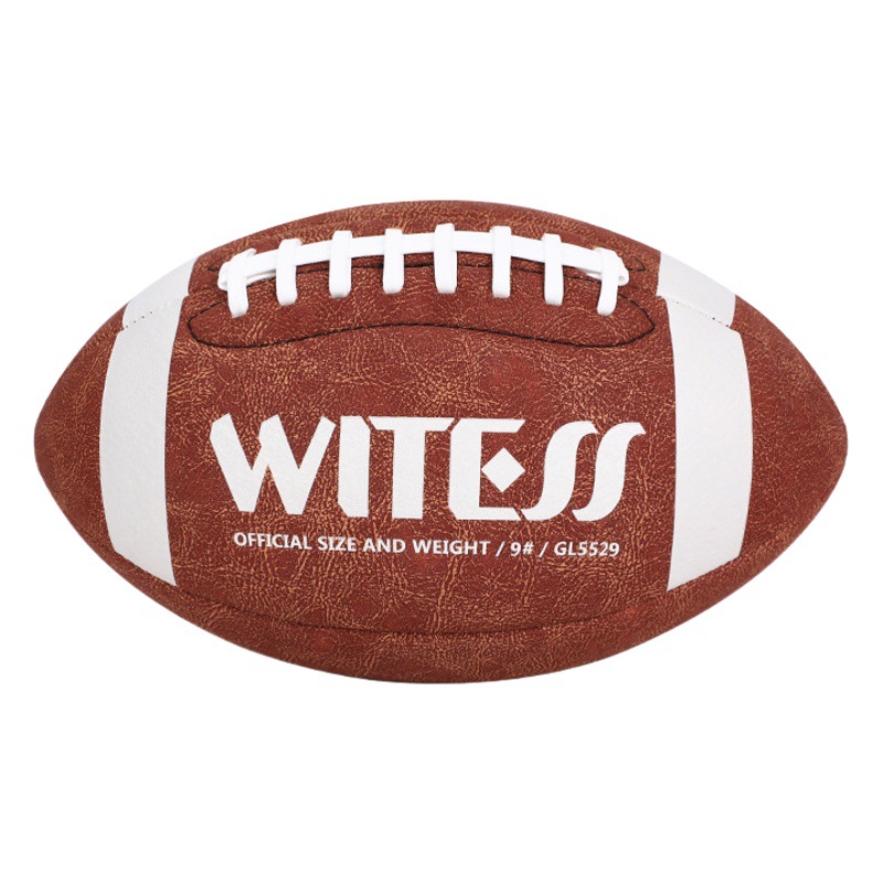 Witess Mister Machine Sewn Football Pu American Football Standard Training Competition Adult No. 9 Youth