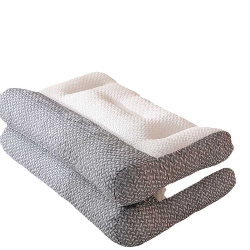 Picture of Cervical Spine Pillow Japanese Orthopedic Anti-Traction Pillow Cervical Spine Pillow Core Sleep Aid Pillow Home Student Pair of Pillows