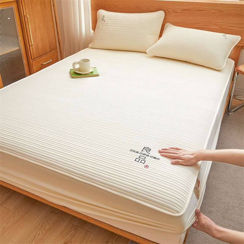【Good Product】Waterproof Mattress Cover, Full-Coverage Bed Cover, Dustproof Cover, Thickened Bed Sheet, Simmons Mattress, Soft Cotton