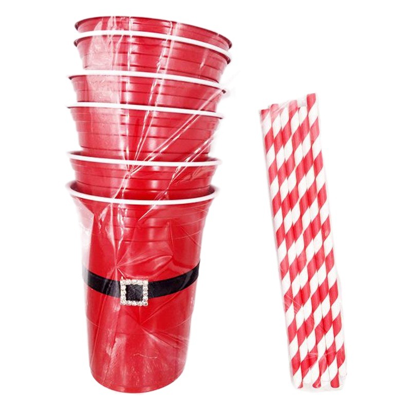 Beer Pong Red Solo Cup Santa game Cup song American party sippy Cup