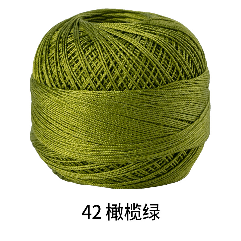 Picture of Color picking No. 10 micro hook lace thread hand-woven 40# fine wool crochet woven hand ball