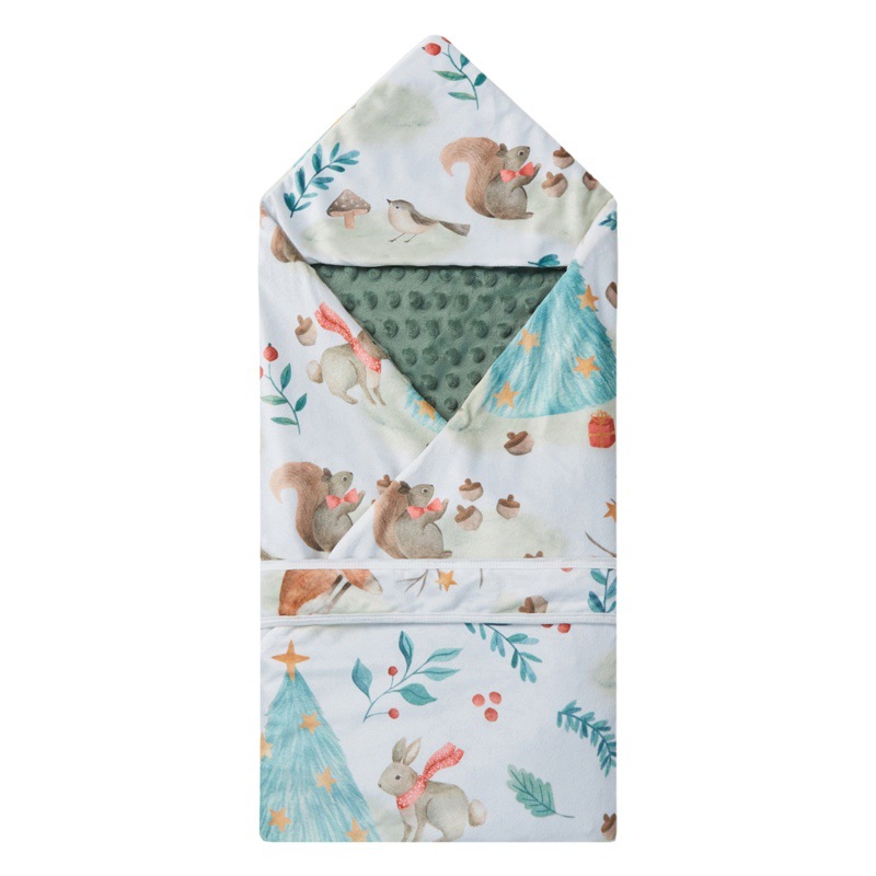 Yinxiuli baby quilt spring and summer newborn bag baby bag single swaddling bean bag air conditioning quilt cross border