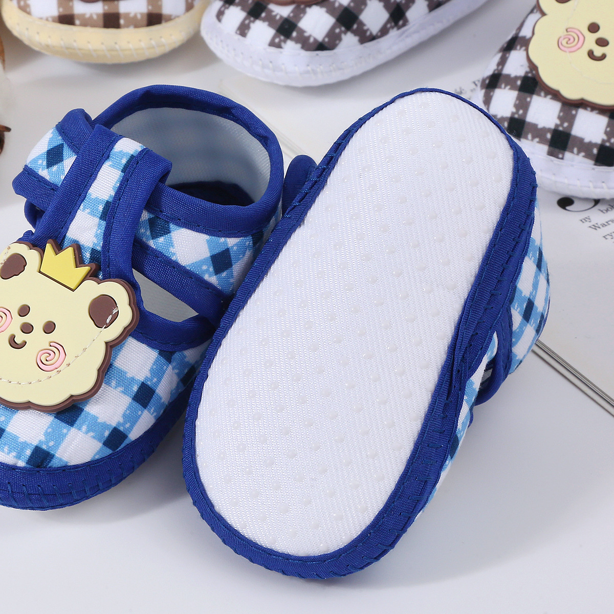 Picture of Baby sandals cartoon cool shoes newborn toddler shoes soft bottom breathable non-slip summer new TEMU 0-12M