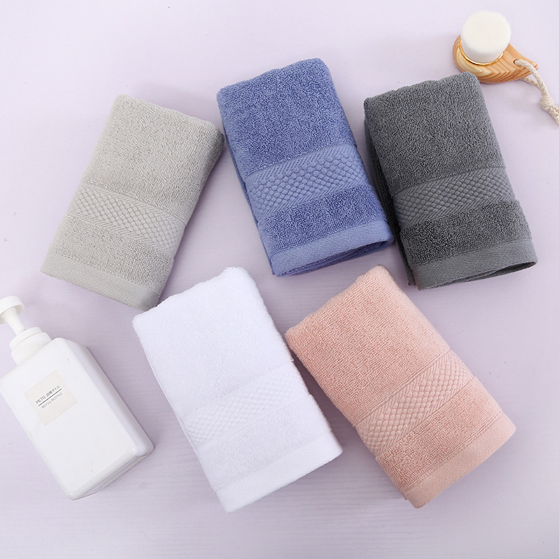 Picture of Face Towel Pure Cotton Thickened Absorbent Wedding Home Hotel Bathroom Student Children Wholesale Face Towel Supplies
