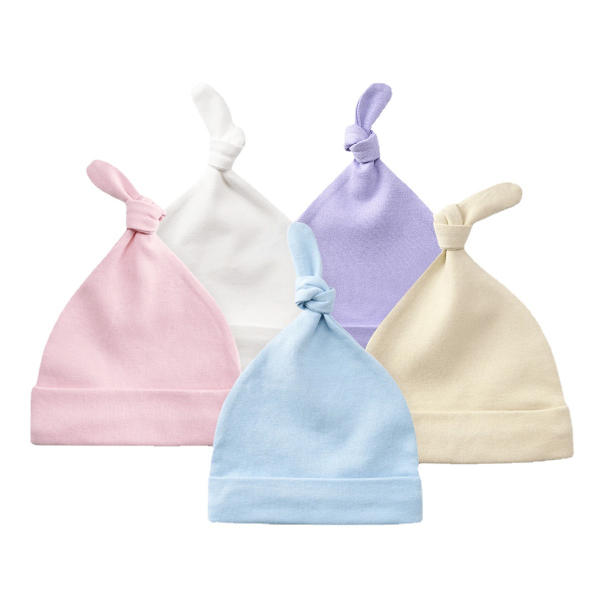 Picture of minizone newborn hat fetal hat baby boys and girls 0-3 months infant hat newborn pullover cap