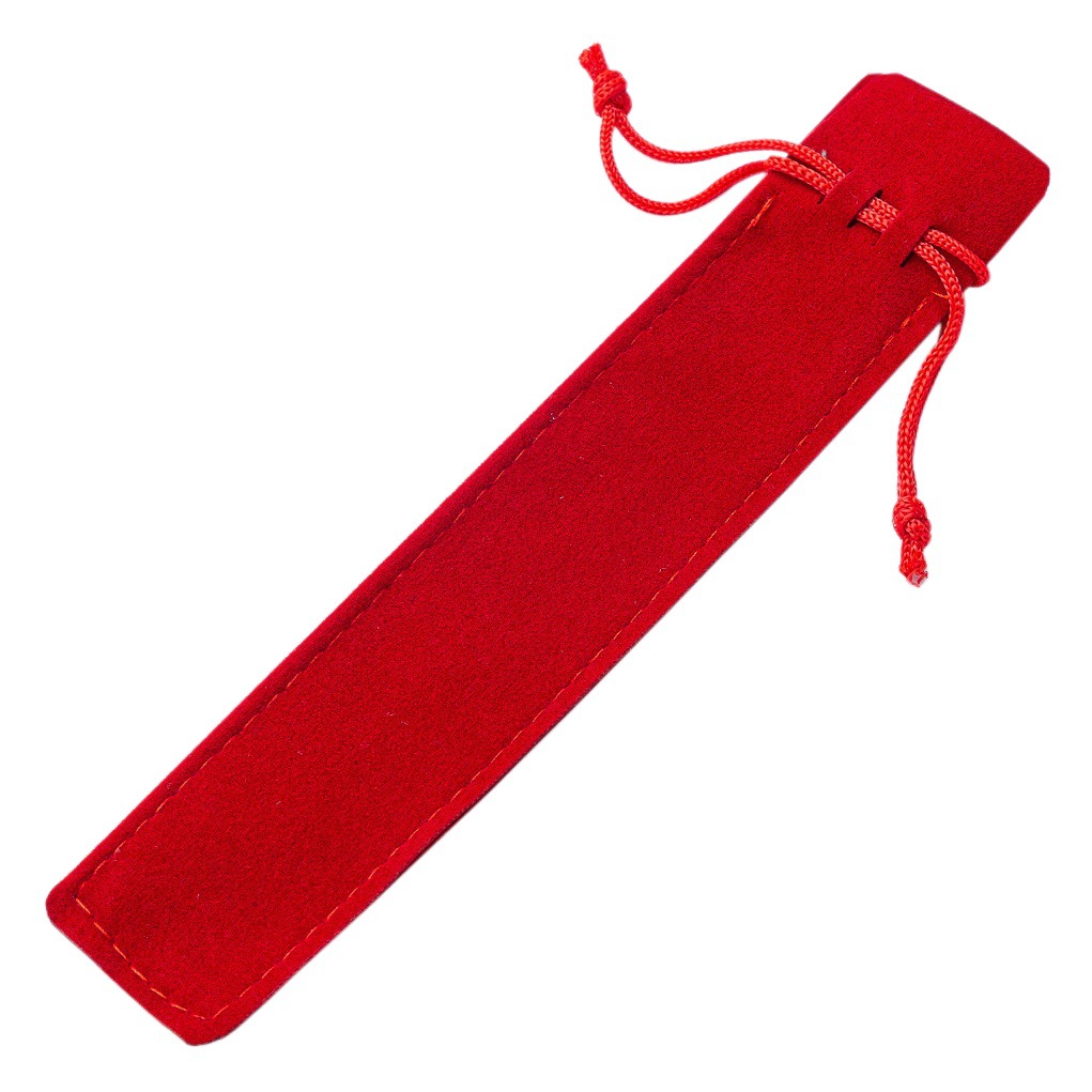 Spot wholesale multi-color double-sided thickened velvet pencil bag bundle pocket fabric single gift flannel bag pencil case