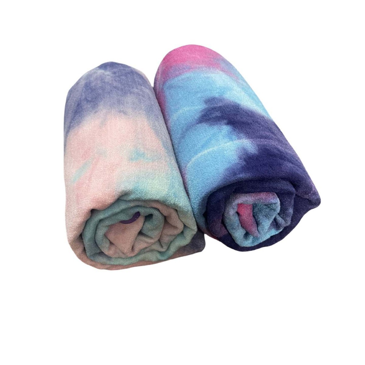 New Tie-Dye Yoga Towel Non-Slip Double-Sided Towel Cloth Silicone Yoga Blanket Wear-Resistant Portable Sweat-Absorbent