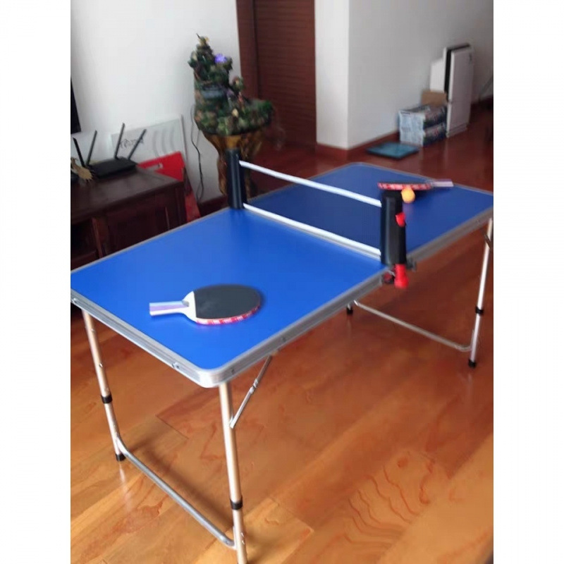 Picture of Children's Table Tennis Table for 6 to 14 Years Old Simple Foldableing Portable Home Primary School Student 12 Years Old Stall Exhibition Study Table