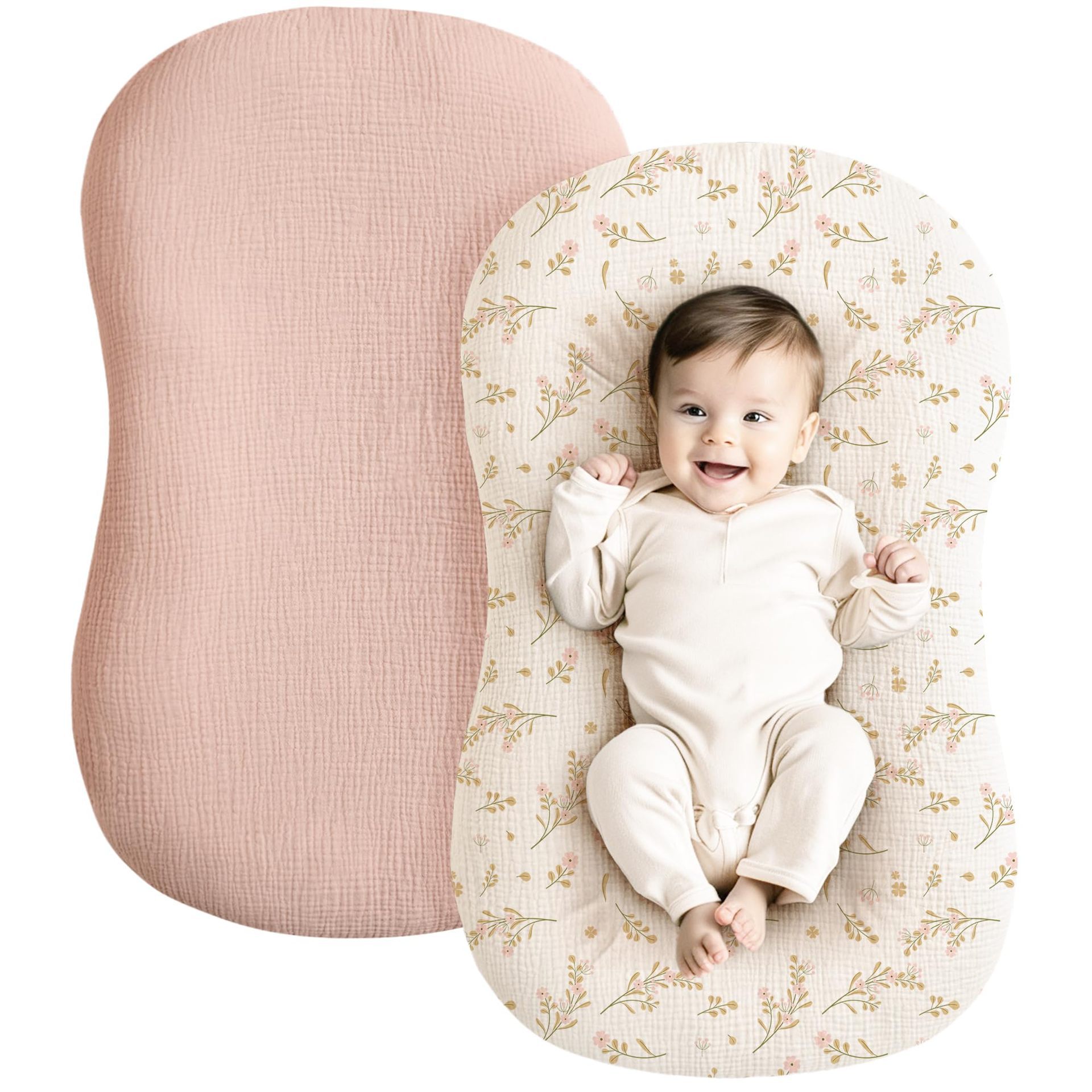 Picture of Cross-border Baby Bed Bed Cover Cotton Yarn Muslin Movable Baby Bed Pressure-resistant Removable Washable Bed Cover