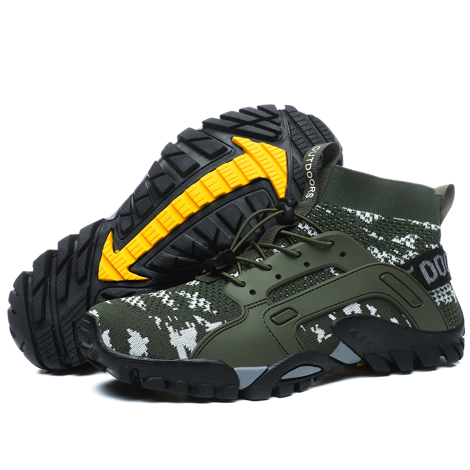 Cross-border plus size outdoor hiking shoes breathable quick-drying outdoor walking shoes non-slip socks hiking shoes 48