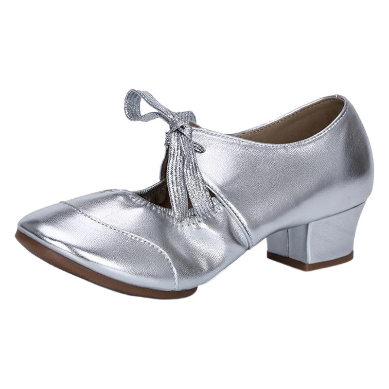 Cross-border New Latin Dance Square Dance Shoes Low-top Soft Bottom Dance Shoes Women's Shallow Mouth Modern Dance Shoes 2025