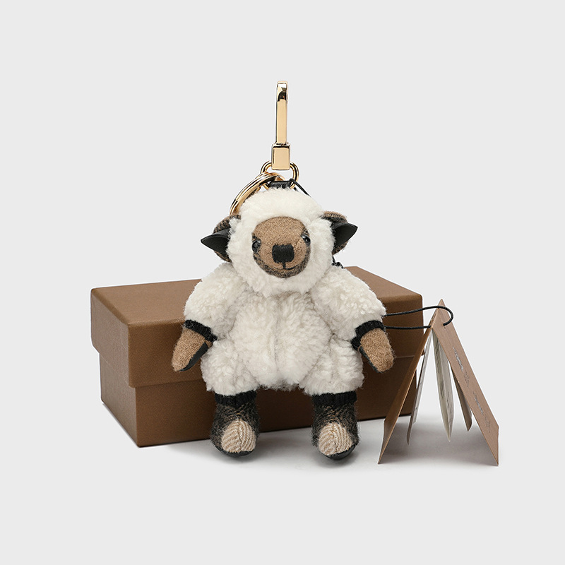 B Family Bear Hanging Ornaments Lamb Classic Unisex Cashmere Teddy Bear Doll Keychain Bag Pendant