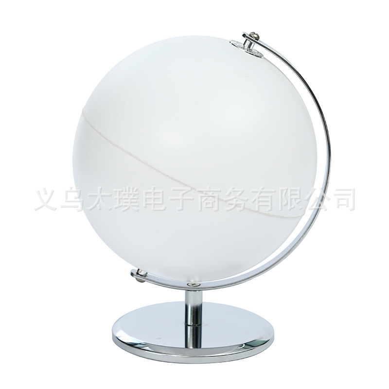 Creative study decoration wedding party sign-in DIY signature Globe 20cm metal bracket custom teaching materials