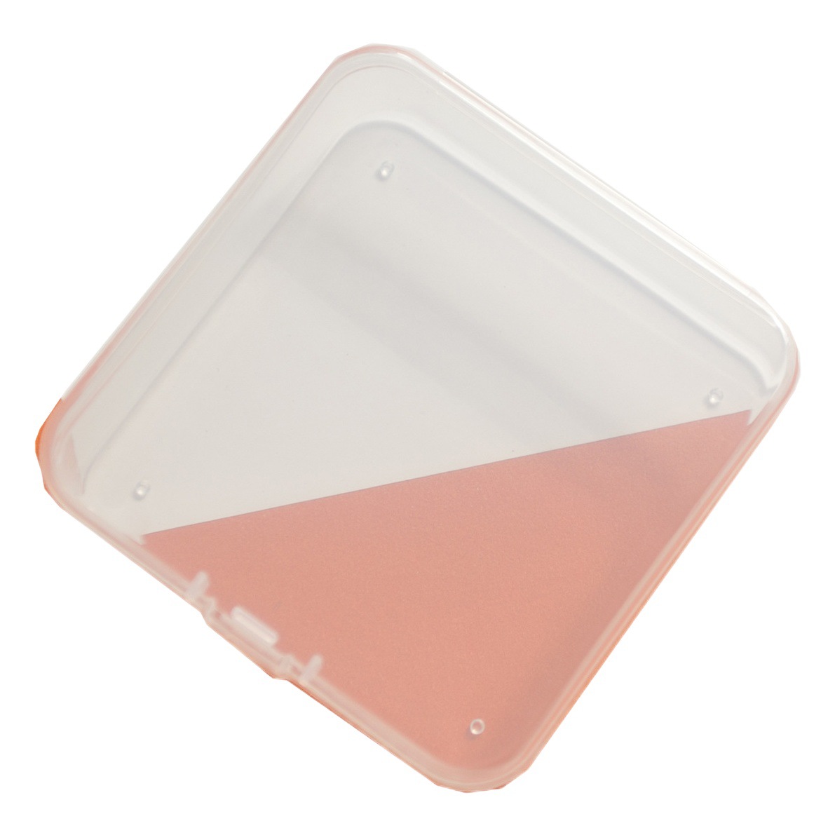 Transparent pp plastic wearing nail art packaging box 7cm Wen Chuang small toy sticker beaded storage box Square factory