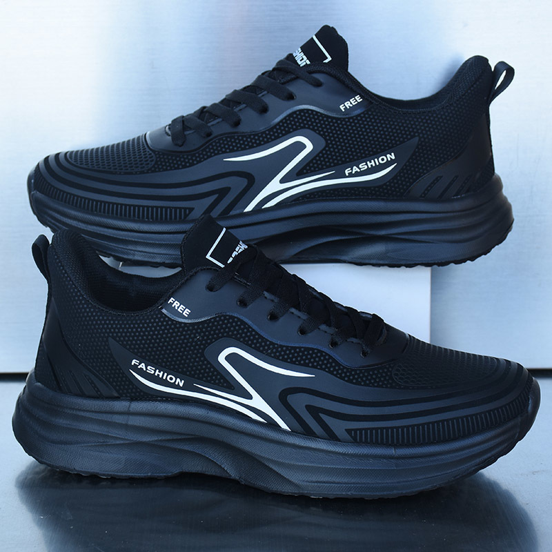 [Ultra-Light] Leather Waterproof Sports Shoes, Trendy and Versatile, Soft-Soled Casual Wear-Resistant Running Shoes for Men, Spring Cross-Border