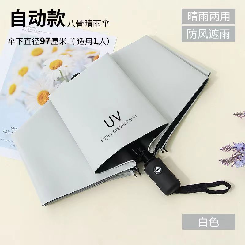 Picture of UV Umbrella Custom Wholesale UV Protection Thickened Sun Protection Sunshade Umbrella Sun Umbrella Folding Sunny and Rainy Umbrella for Men and Women