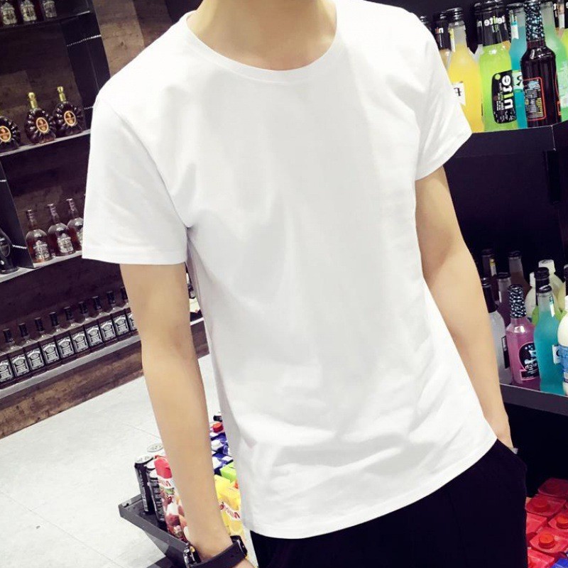 Picture of Fleece Base Shirt Half-high Collar Long-sleeved T-shirt for Autumn and Winter Men's Solid Color fleece-lined Warm Inner Double-sided Fleece Mid-collar Autumn Clothes