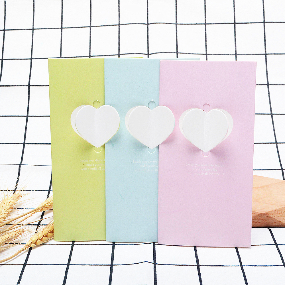 Picture of Korean stationery creative wings love greeting card message New Year Christmas blessing Valentine's Day card can be customized