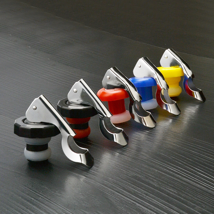 Picture of Creative beer bottle silicone wine stopper sealed leak-proof wine bottle lid vacuum stopper wine bottle opener