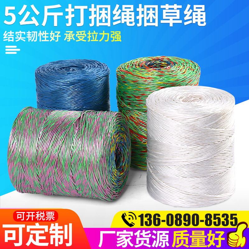 5kg baling rope baling rope baling rope forage plastic rope herding rope factory stock