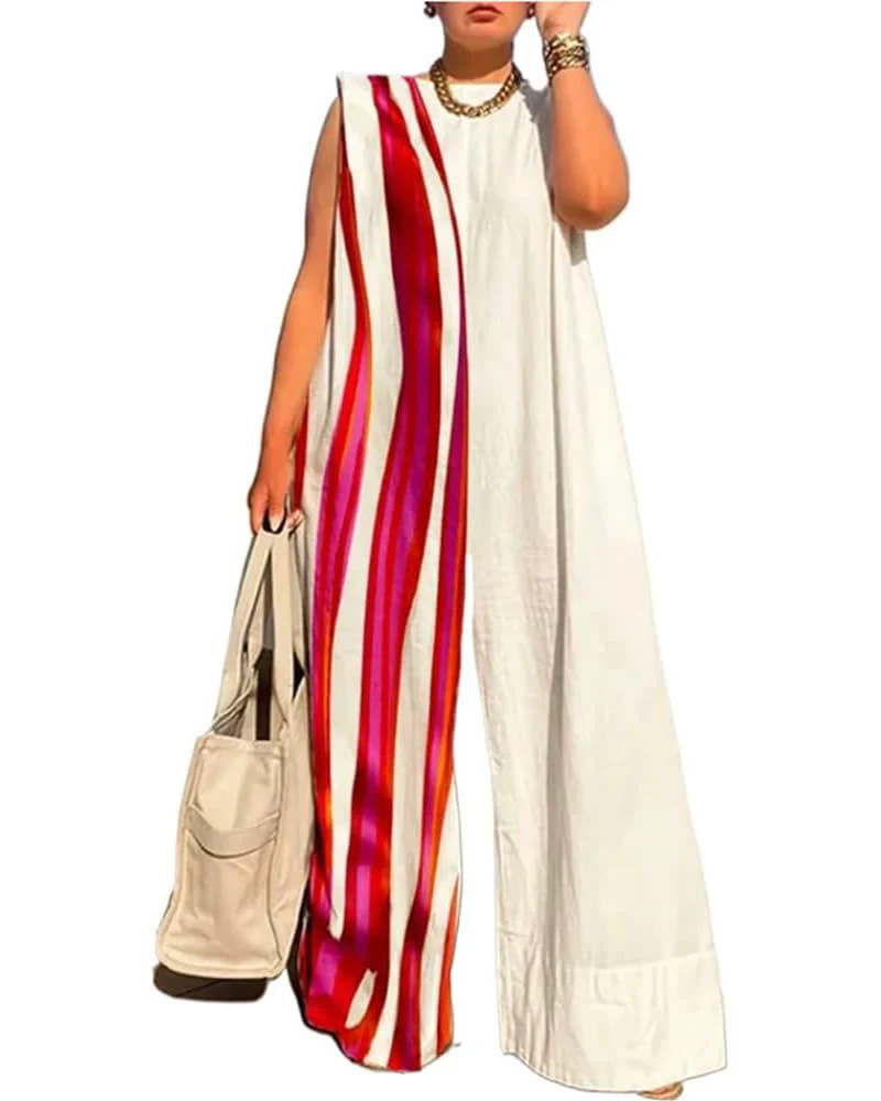 Picture of Hot selling European and American casual solid color wide leg jumpsuit