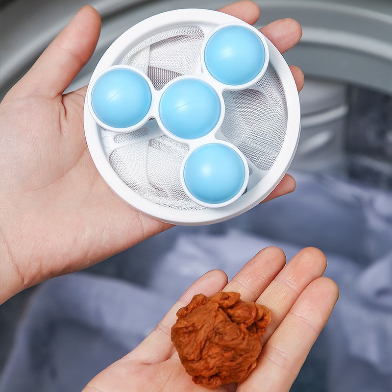Picture of 2025 Washing Machine Filter Bag Hair Remover Household Washing Ball Clothing Hair Removal Suction Filter Laundry Bag