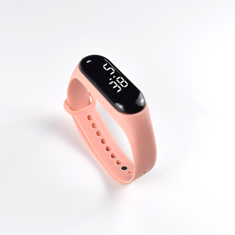 Picture of Manufacturer Simple Waterproof Led White Light Digital Watch Fashionable Student Couple Leisure Sports Touch Touch