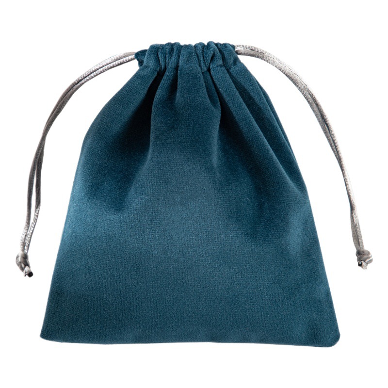 Lisi velvet corset pocket in stock wholesale bracelet handicraft packaging storage gift bag drawstring flannel bag