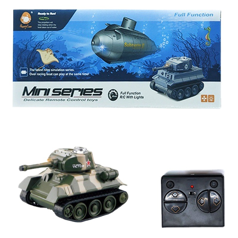 Cross-border new remote control tower mini remote control tank wireless control children's military chariot model play