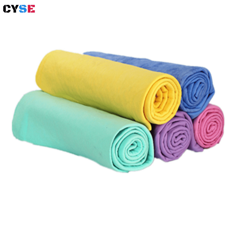 Absorbent Towel Bagged Barrel Pva Absorbent Quick-Drying Large Car Wash Towel Pet Bath Towel Pva Suede Towel