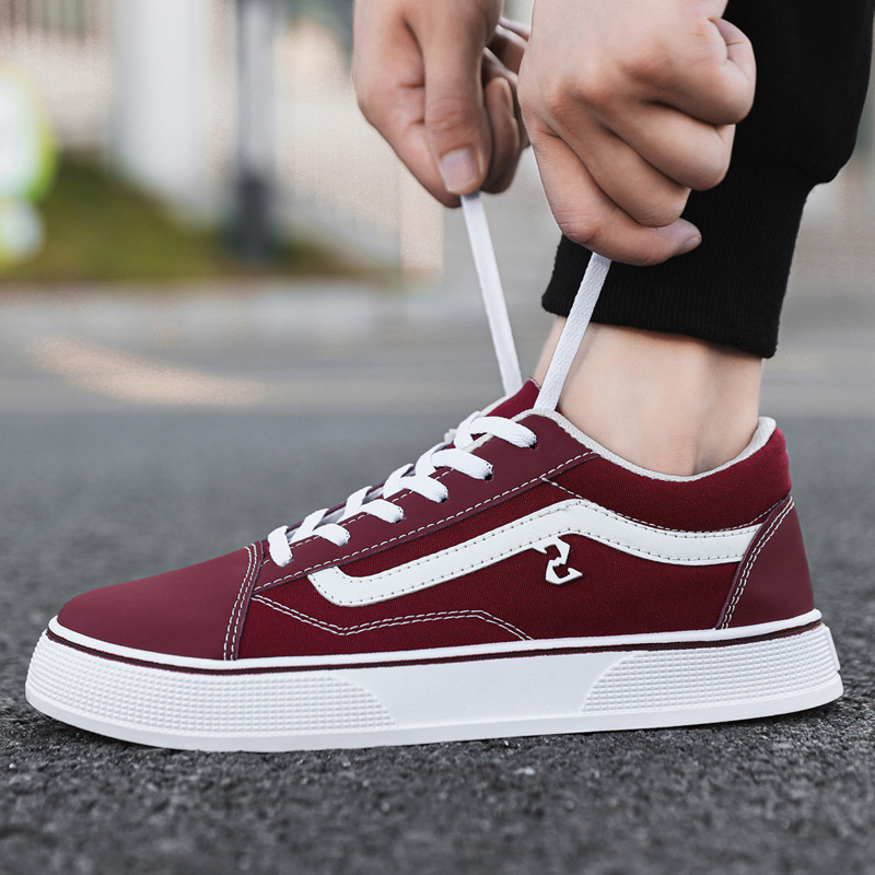Men's Shoes Trendy Casual Shoes Canvas Shoes New plus size Korean Style All-match Low-top Student Classic Checkboard Shoes