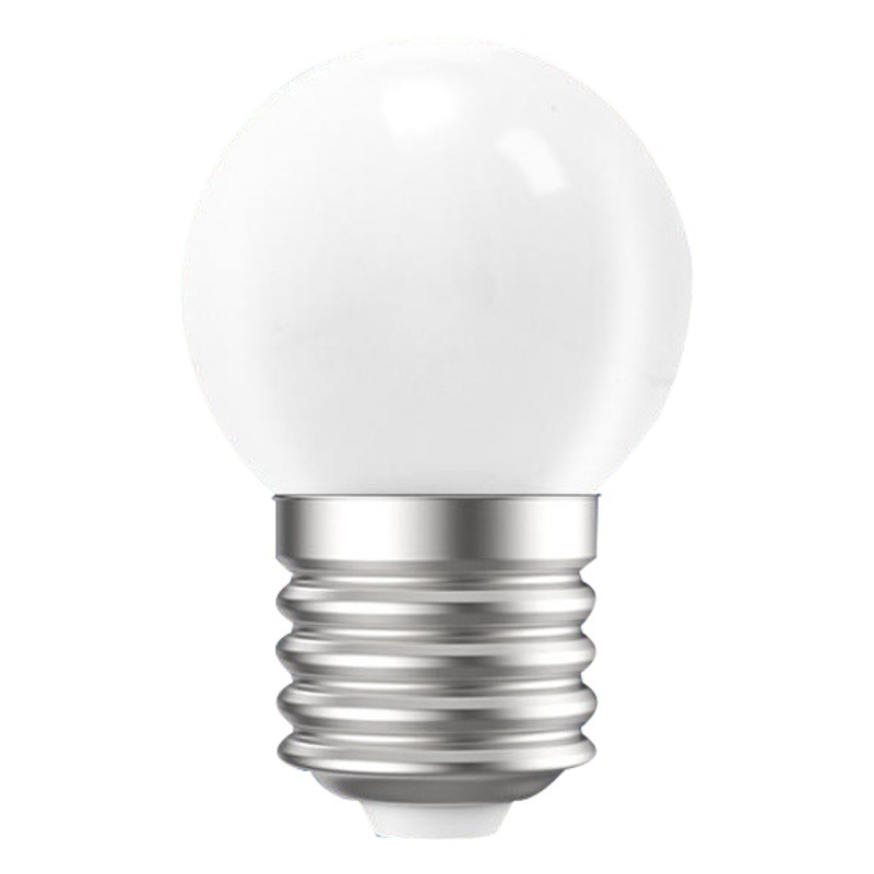 Led Super Bright Bulb Three-Color Dimming Household Screw 5-Watt 7W Chandelier E27 Transparent Small Round Bulb Magic Bean Energy Saving