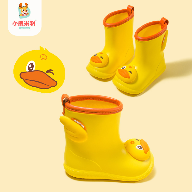 Children's Rain Boots Children's Baby's Rain Boots Cartoon Waterproof Children's Water Shoes Kindergarten Cartoon Children's Rain Boots