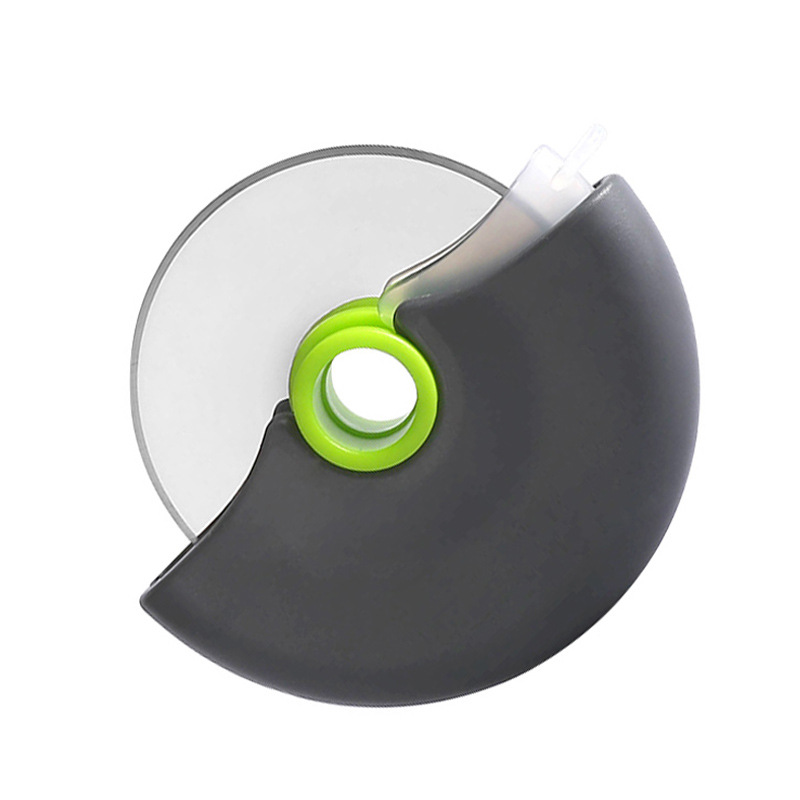Picture of New pizza cutter with hand guard lid detachable roller cake cutter stainless steel noodle cutter