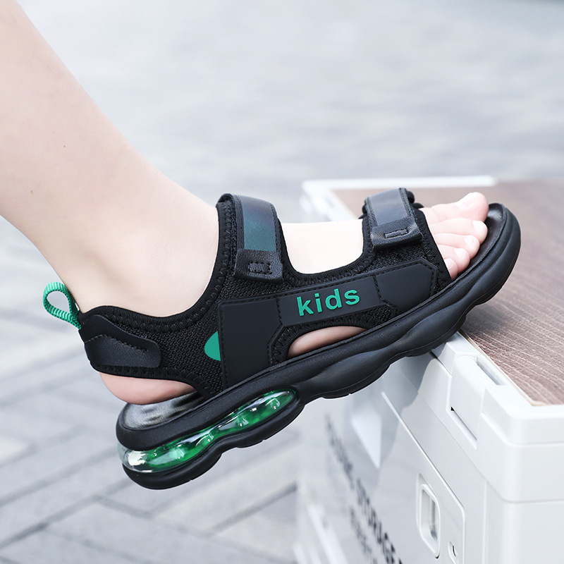 2025 Summer New Cross-Border Popular Boys' Beach Sandals Foreign Trade Children's Shoes Sandals Fashionable Non-Slip Student Sandals
