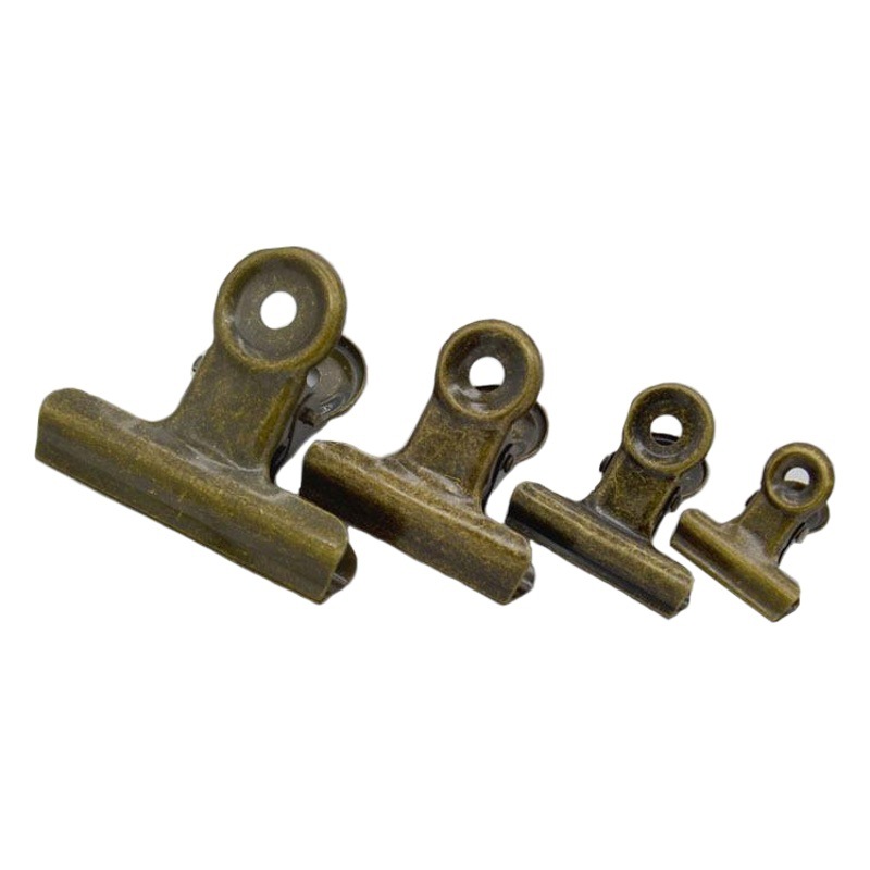 Manufacturers supply a large number of in stock 22mm round clip bill clip metal file iron clip free sample