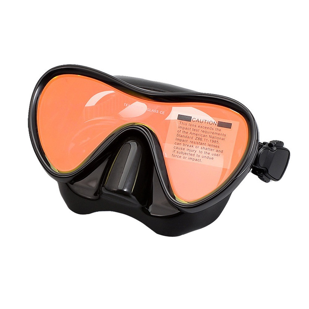 Diving goggles mask snorkeling tube transparent silicone full dry mask men and women adult kit