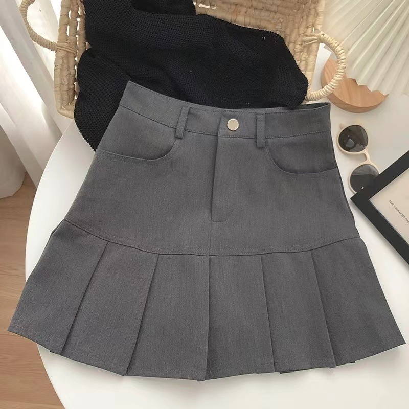 Autumn A-Line Skirt Spring and Autum Short Skirt Jk Pleated Skirt Women's Autum Clothing New Design Spring and Autum 2024