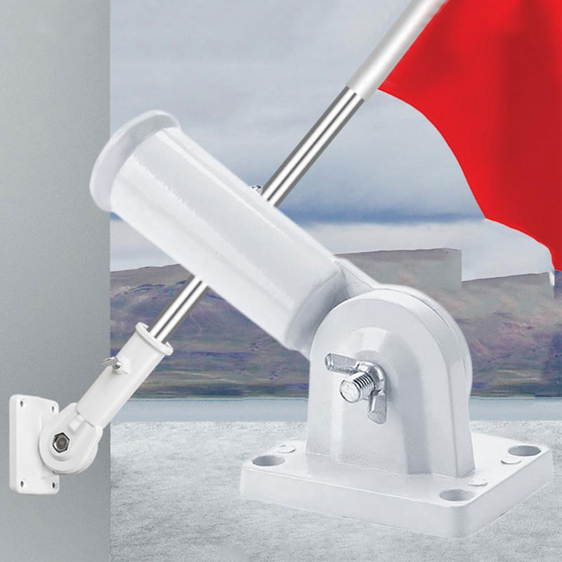 Picture of Wall Flag Seat 730 Metal Flagpole Frame Inclined Wall Flag Base Adjustable Angle Suitable for Window Flag Advertising Flag