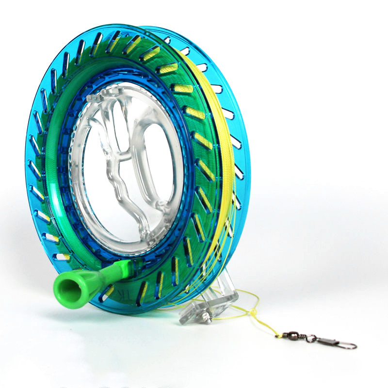 Picture of Kite Reel Crystal Reel Kite Line Wheel Hand-Held Reel Small Red Reel Line Board Flying Reel with Line Wholesale