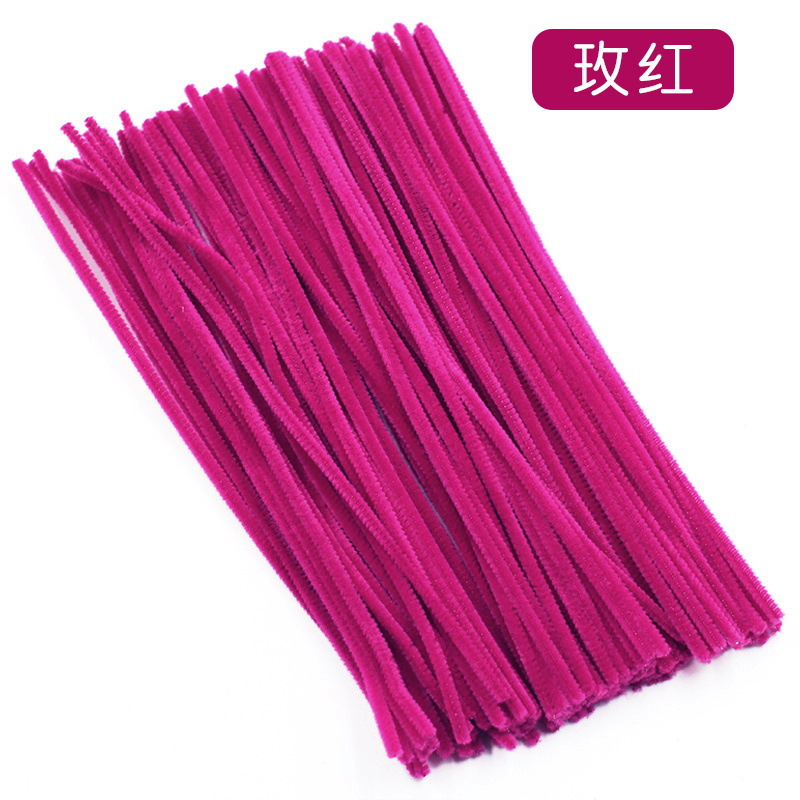 Picture of Children's puzzle twist bar environmental protection color wool wool root plush DIY kindergarten handmade beautiful Labor materials